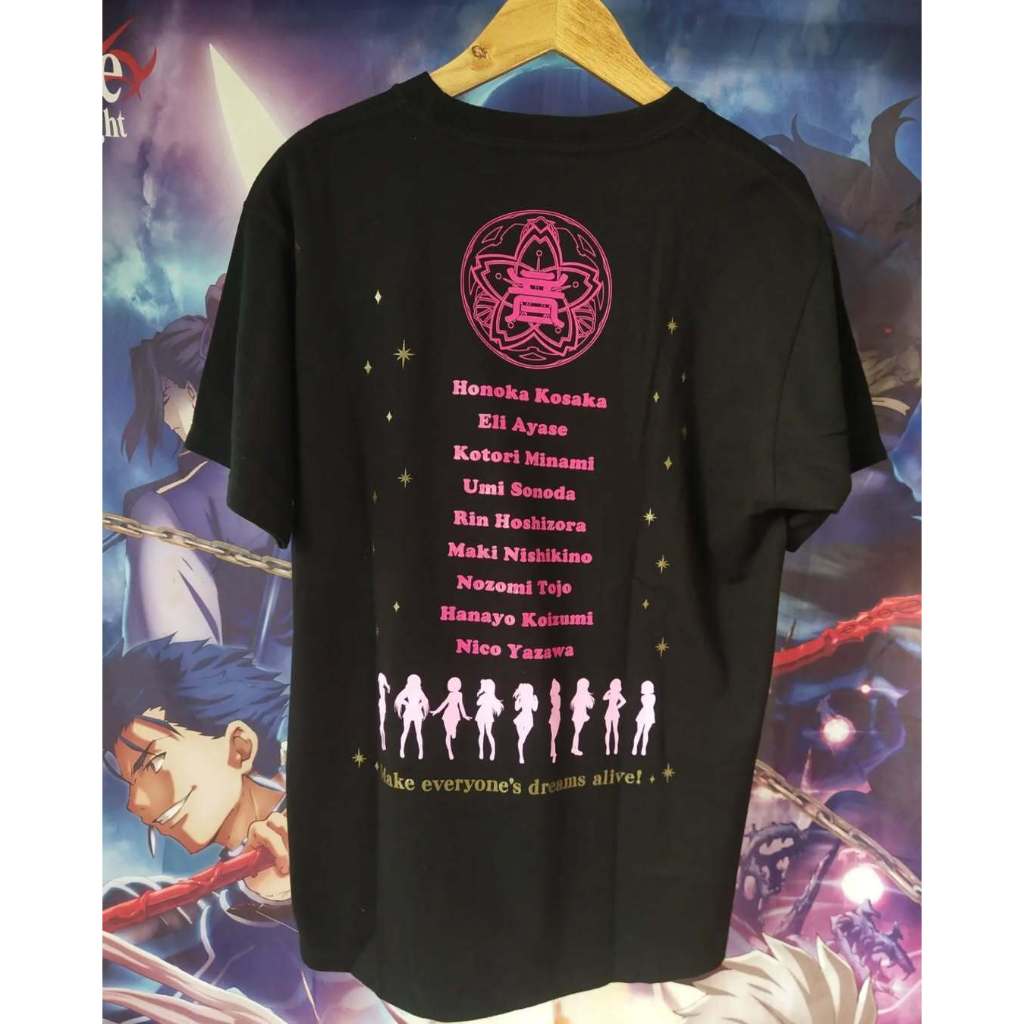 Love Live The School Idol Movie Official Anime Idol Tee Kaos Tshirt Original Second Merch Japan Kore