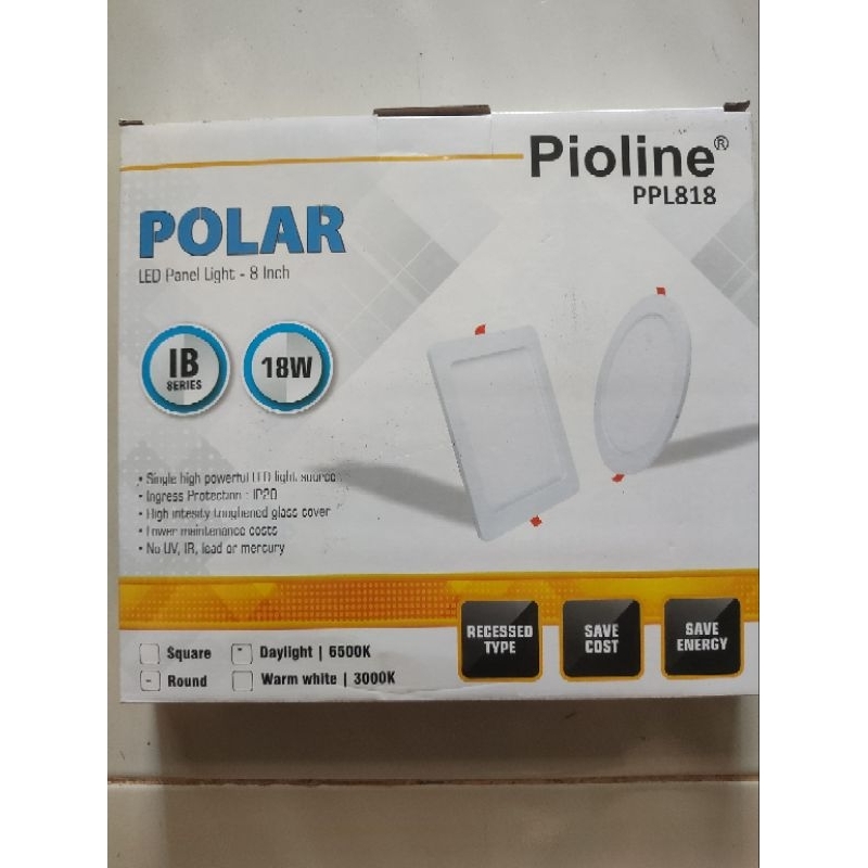 DOWNLIGHT LED BULAT 6W 9W 12W 18W LAMPU DOWNLIGHT LAMPU TANAM PIOLINE