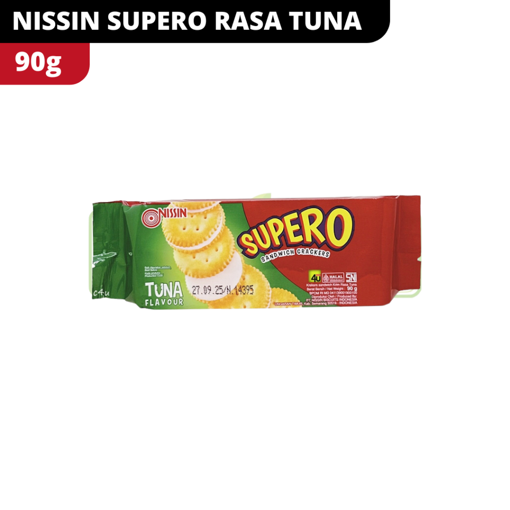 

NISSIN SUPERO SANDWICH CRACKERS RASA TUNA 90g