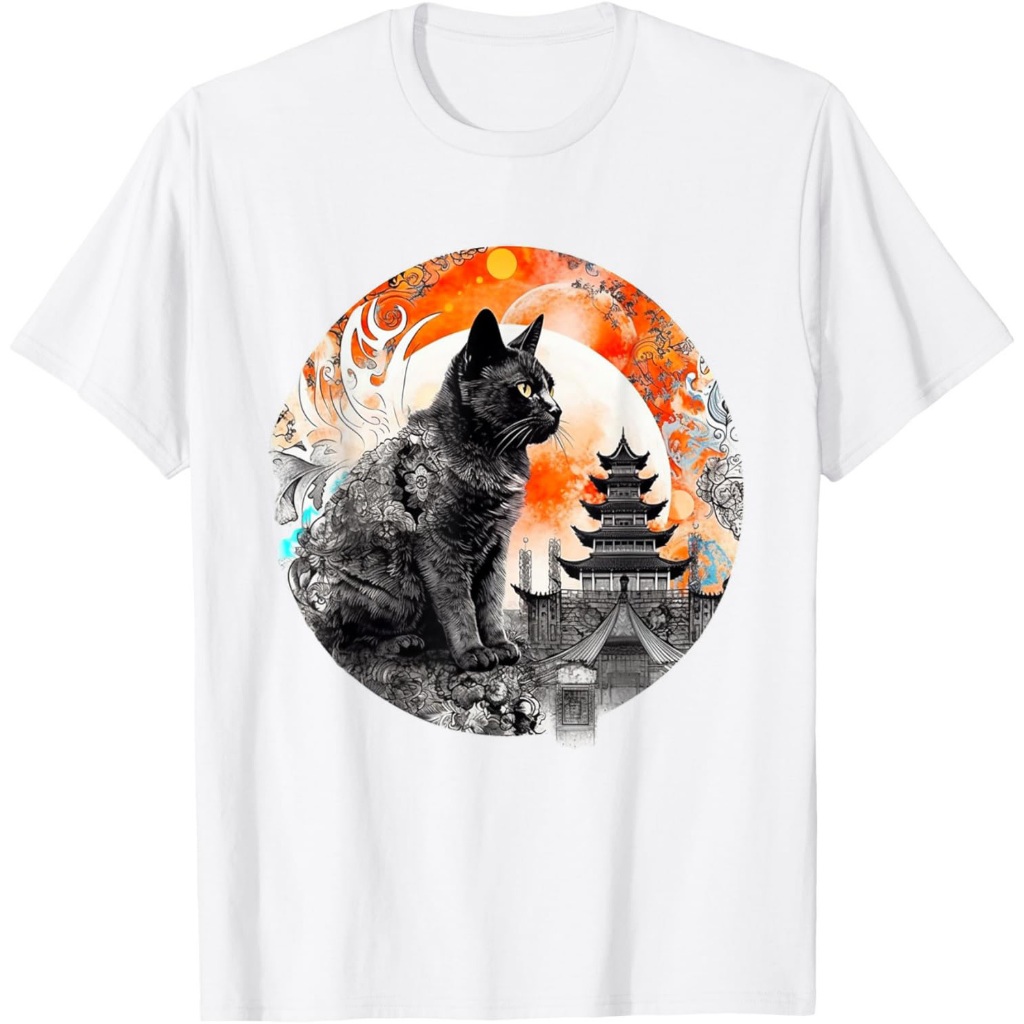 Arsitektur Kucing - Kaos Seni Hewan Peliharaan Kucing