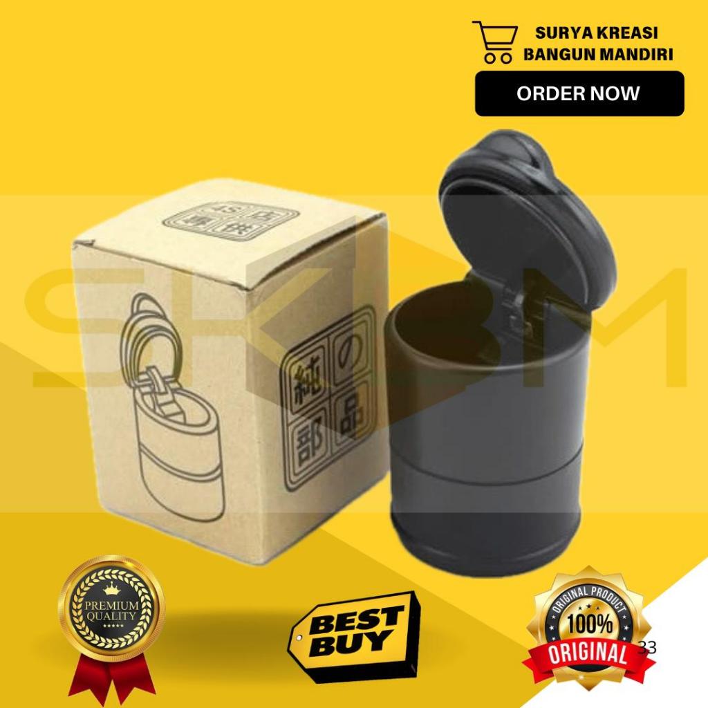ASBAK MOBIL LED - CAR ASHTRAY - ASBAK PORTABLE - ASBAK ROKOK MOBIL - ASBAK TUTUP MOBIL