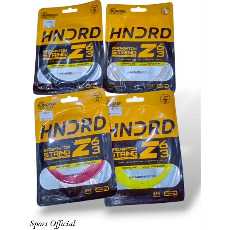 Tali Raket Badminton / Senar Raket HUNDRED Z63 Ori