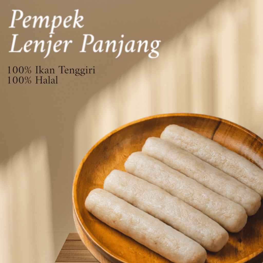 

Pempek Lenjer Premium Isi 2Pc - Pempekkemplang33