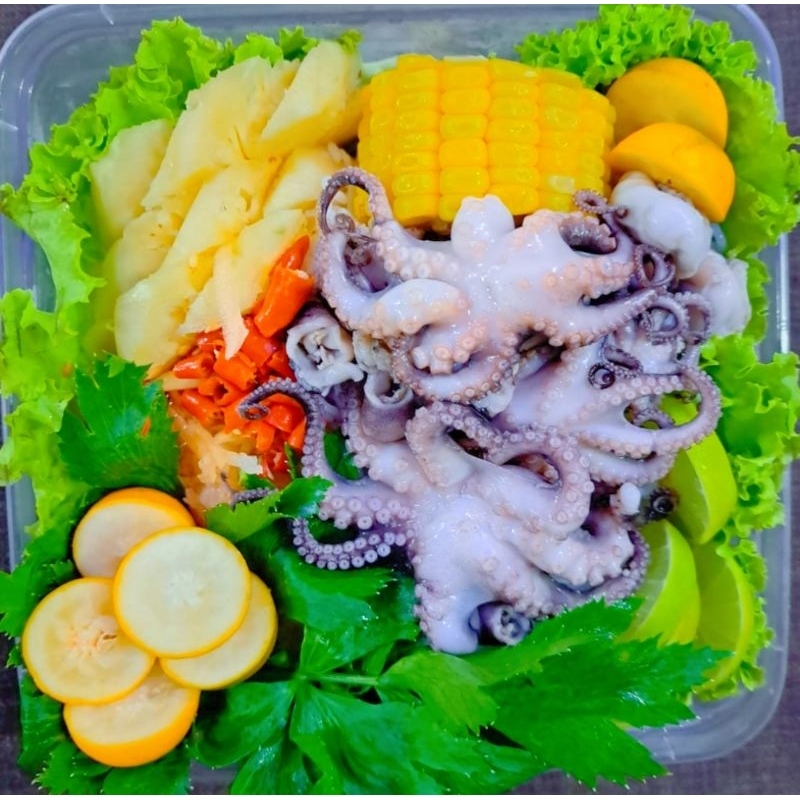 

Rujak Thailand/Somtam Thailand/Salad Thailand BABY Octapus