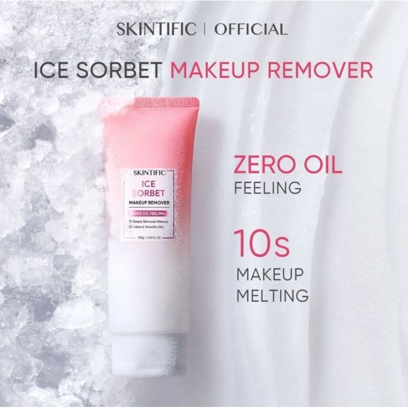 SKINTIFIC Ice Sorbet Makeup Remover Zero Oil Feeling