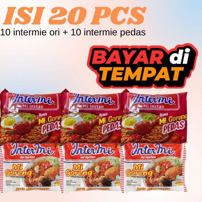 

( SPECIAL ) 10PCS INTERMIE GORENG ORIGINAL & 10PCS INTERMIE GORENG PEDAS