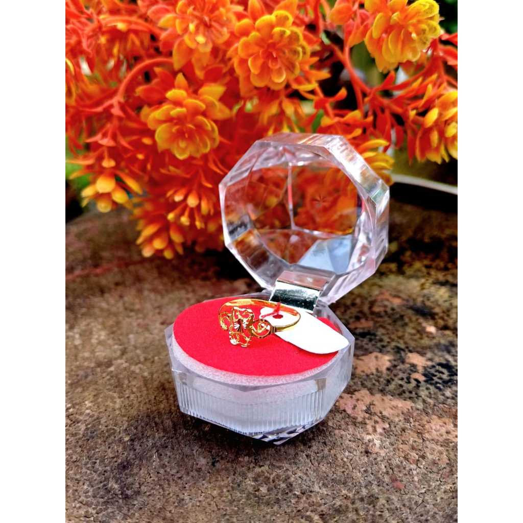 Cincin Emas Asli Wanita Model Arab Terbaru Desain Elegan Mewah Ukiran Khas Timur Tengah Cocok untuk 