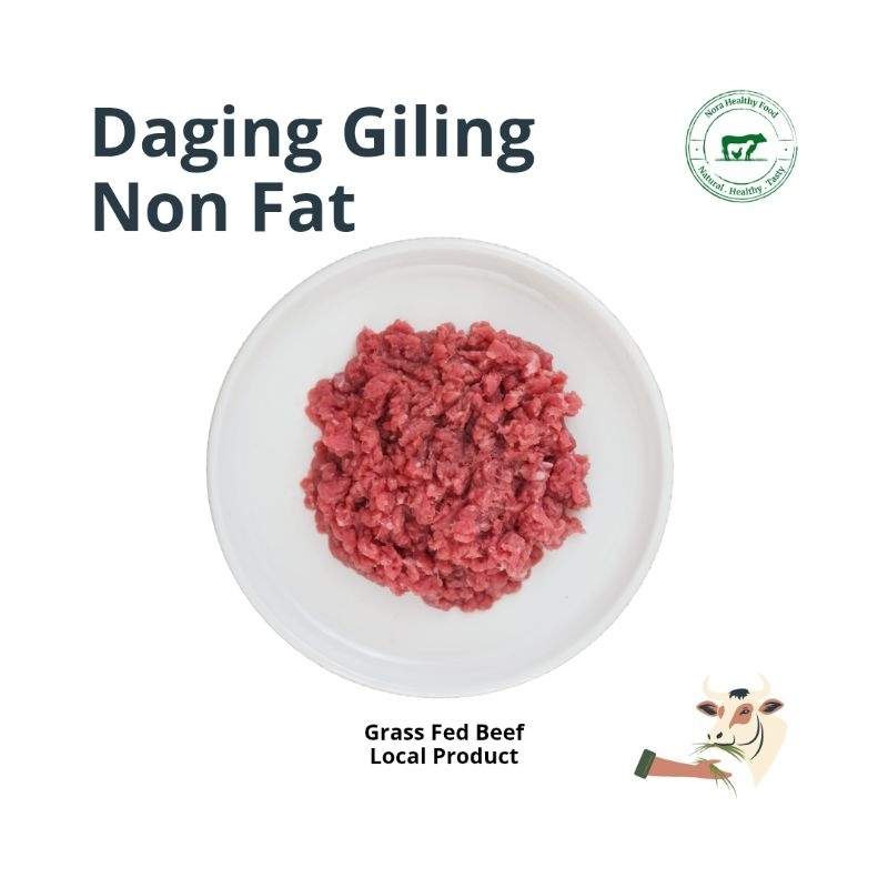 

Daging Sapi Giling (Non Fat) - Grass Fed Beef / Sapi Lokal - Wahyu Beef / Nora Healthy Food