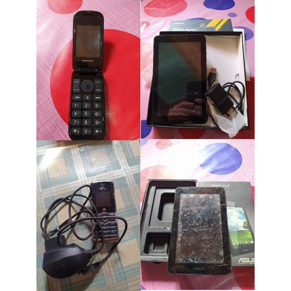 HP Flexi ZTE - HP Hammer Lipat - Tablet Evercoss Bravo - Asus MemoPad