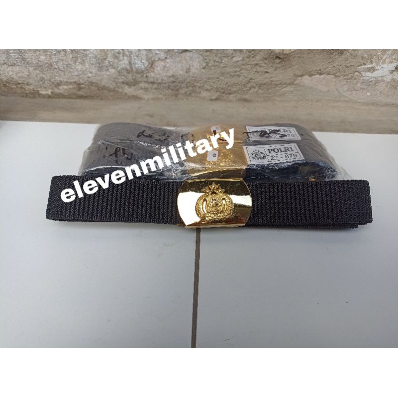 Sabuk ikat pinggang Pdh Polri jatah pembagian/sabuk pdh Polri/Sabuk pdh polisi