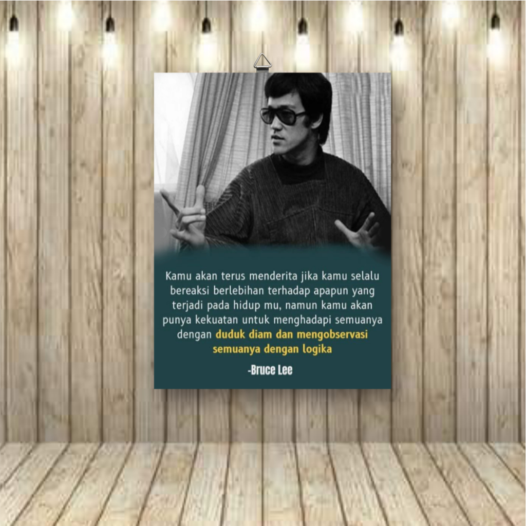 TANPA PO - HIASAN DINDING KATA KATA MOTIVASI / POSTER KATA KATA / PAJANGAN KANTOR / WALLDECOR