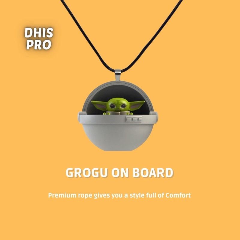 Dhis Project Kalung LEGO Minifigure Grogu Baby On Board Star Wars