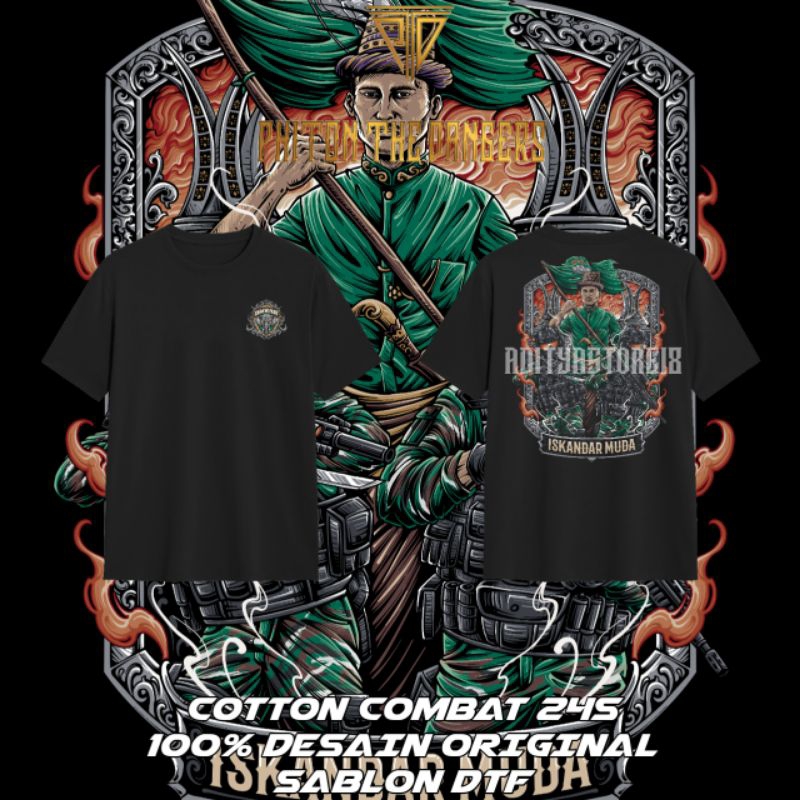 Kaos Polo Hodie Kemeja Tactical KODAM ISKANDAR MUDA