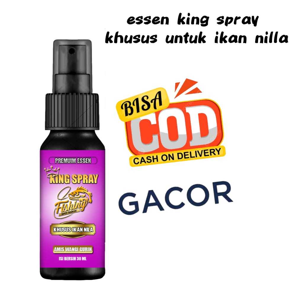 Essen ikan nila King Spray Atractan media lumut paling ampuh essen ikan nila cacing esen ikan liar n