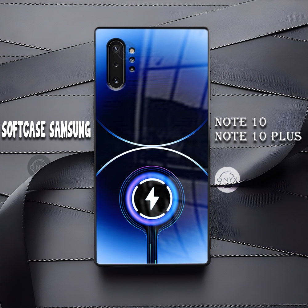 [AC02] Softcase Kilau Kaca Glossy SAMSUNG NOTE 10 | 10 PLUS | Motif Magsafe  | Kesing Samsung Note 1