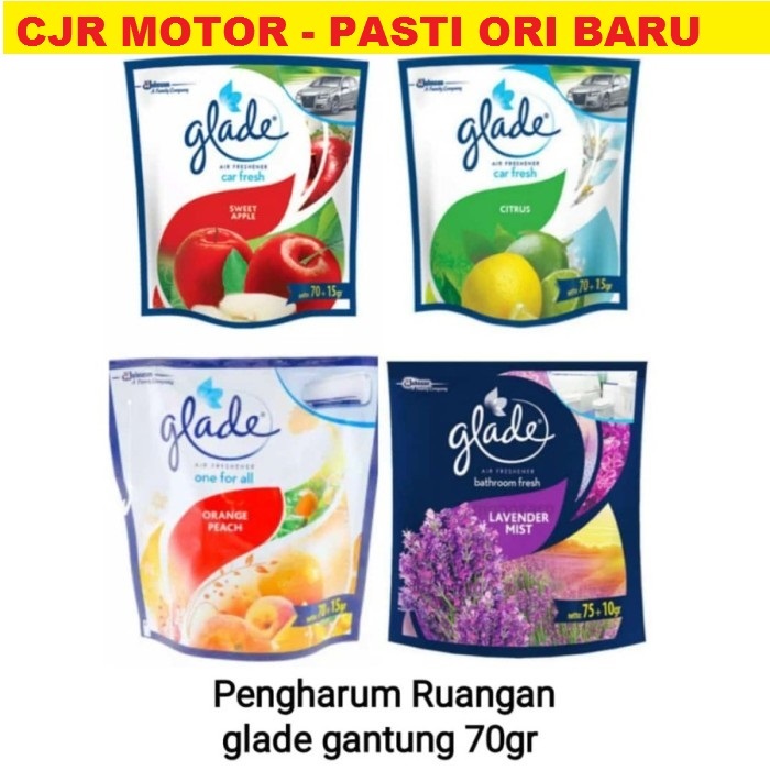 Parfum Gel Gantung AC Kipas Mobil Rumah Glade Pewangi Ruangan 70gr