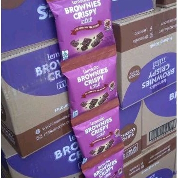 

Lemonilo Brownis coklat crispy renceng 1renceng isi 10pcs