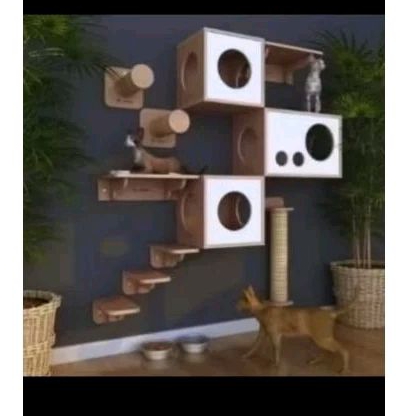 cat condo / cat playground / kandang kucing /  tempat bermain kucing