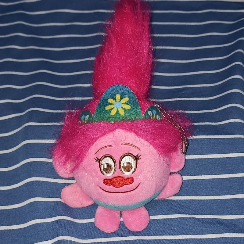 Boneka bagcharm keychain Poppy trolls plushie