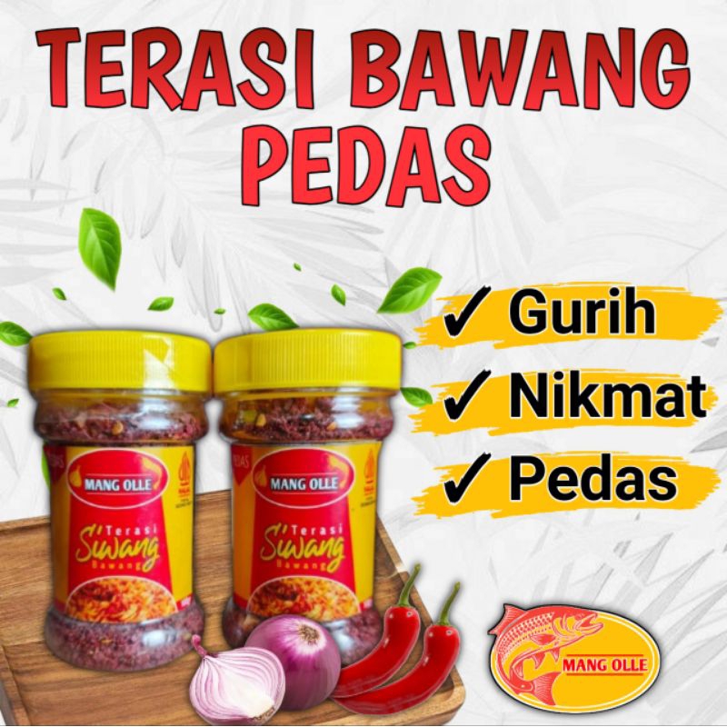 

Terasi Bawang Tabur nikmat Pedas lebih Wangi