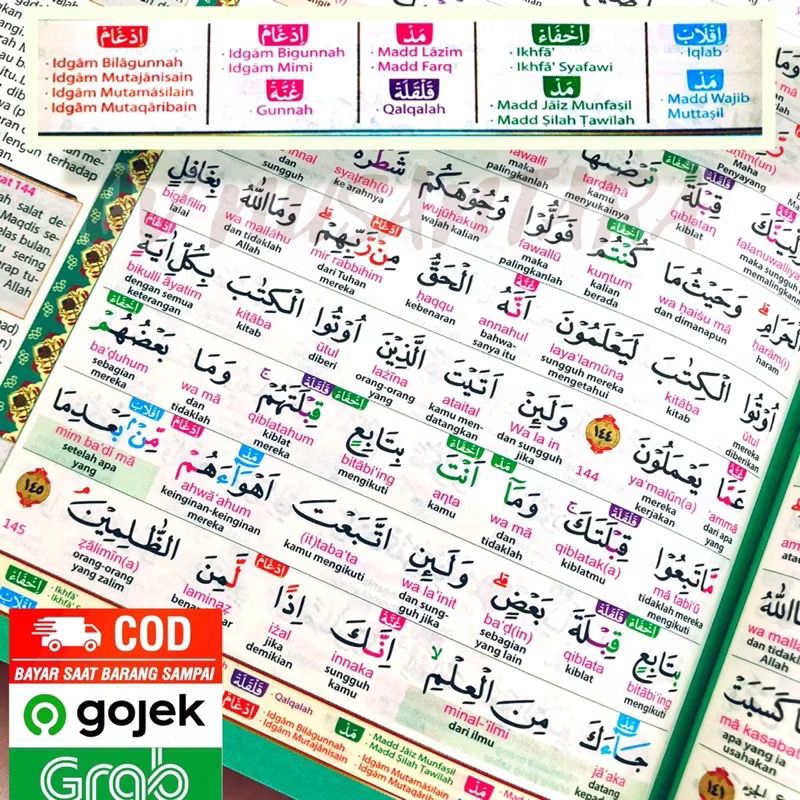Alquran Jumbo B4 ASY SYFA | Alquran Tajwid Arab berWarna alquran mudah baca, Alquran lengkap 30juz A