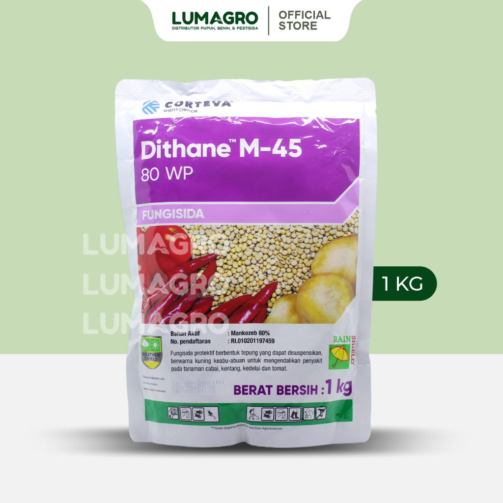 Fungisida Dithane 1kg Mankozeb Pengendali Jamur Busuk Akar Pada Tanaman Cabai Kentang Bawang Merah
