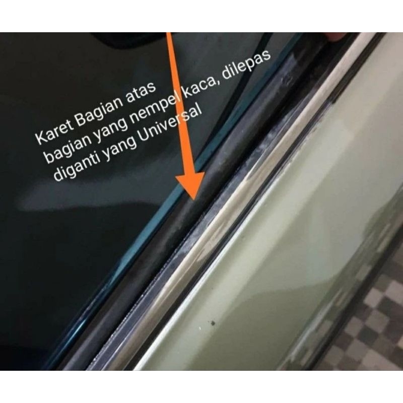 list karet pintu pelipit kaca Accord executive