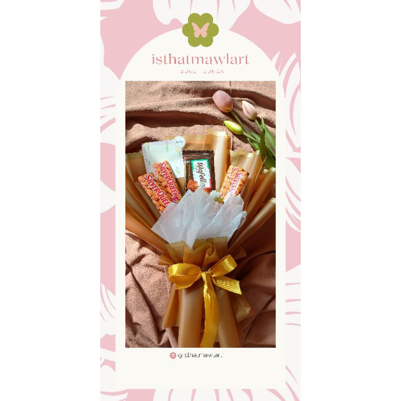 

(PO) Buket bunga handmade, buket snack, buket coklat, buket anniversary, buket ulangtahun, buket wisuda
