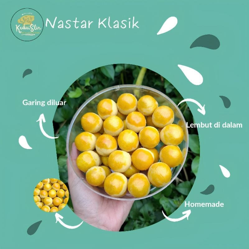 

NASTAR KLASIK HOMEMADE MURAH DAN ENAK 250GR