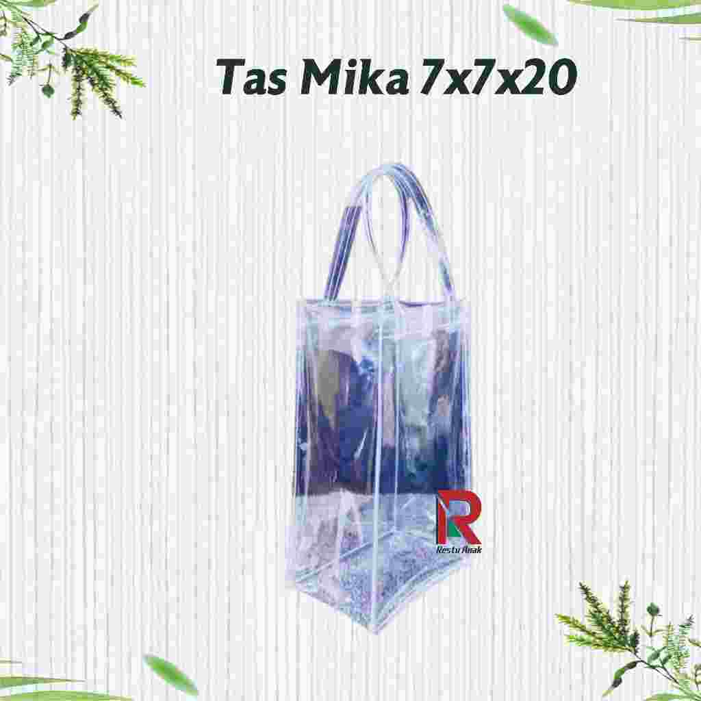 

Tas Mika Transparant 7x7x20 / Goodie Bag Oleh-Oleh / Gift Box Sovenir