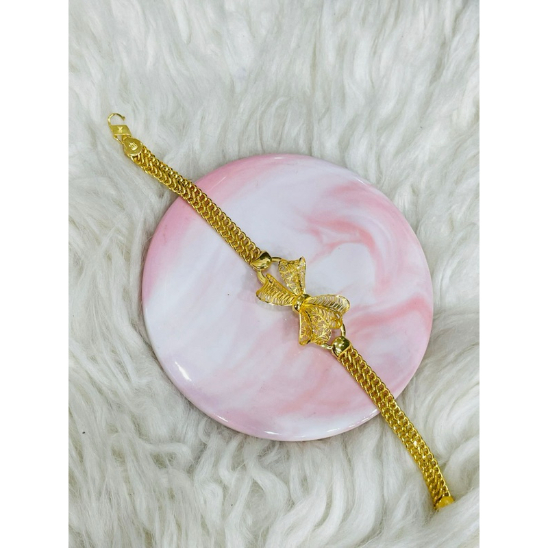 gelang holo pita kerawang terbaru cantik emas asli kadar 875