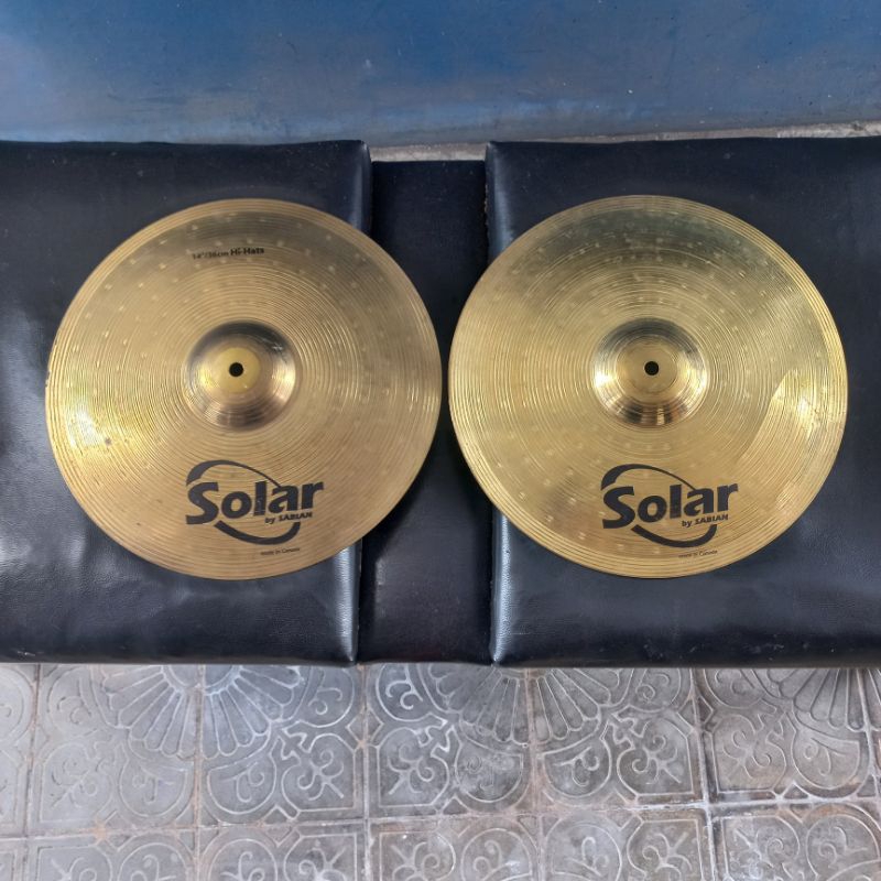 Cymbal hihat 14" Sabian Solar
