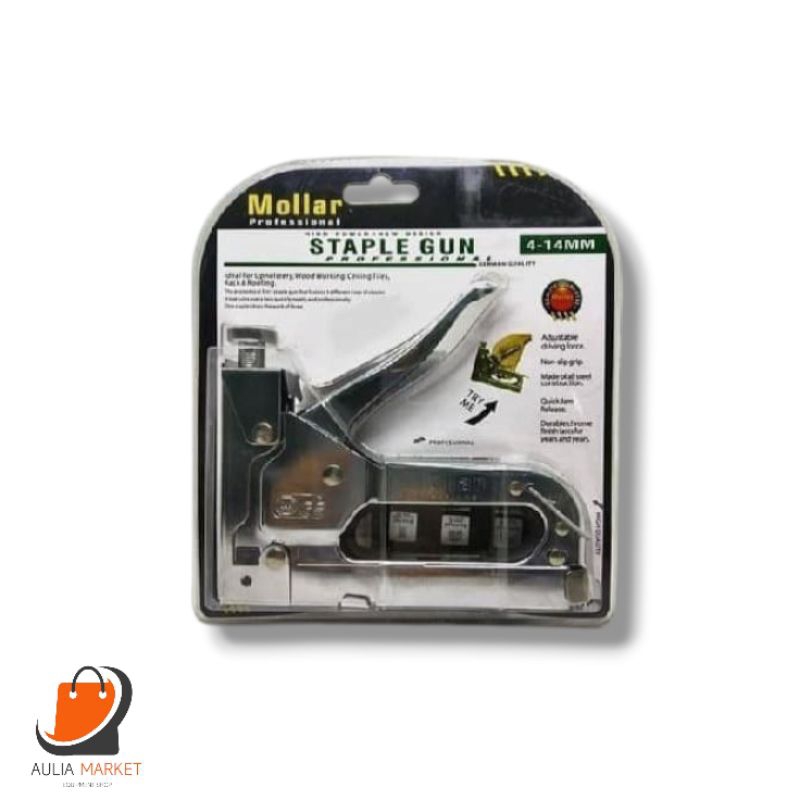 

Staples Stapler Tembak Jok Hackter 3 in 1 Mollar 4-14mm