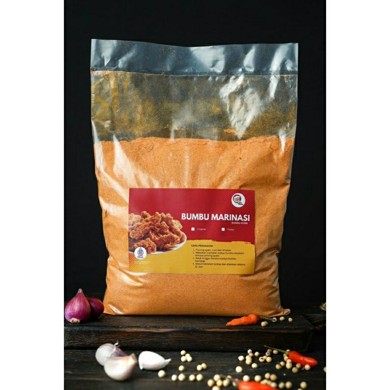 

Master Bumbu Tepung Bumbu Marinasi Merah Ayam goreng Fried Chicken 250 gr Premium