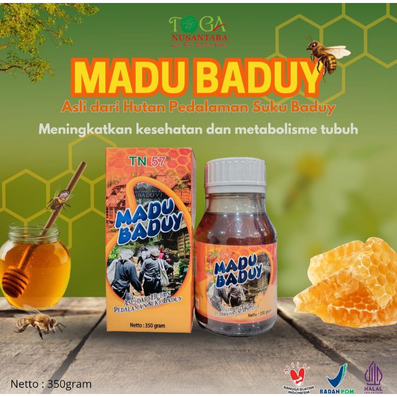 

Madu Baduy Asli Murni TN57 Toga Nusantara 350gr