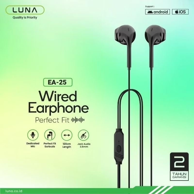 LUNA WIRED EARPHONE EA 25