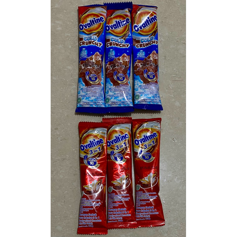 

Ovaltine Gold Crunchy / Ovaltine 3 in 1 / minuman import