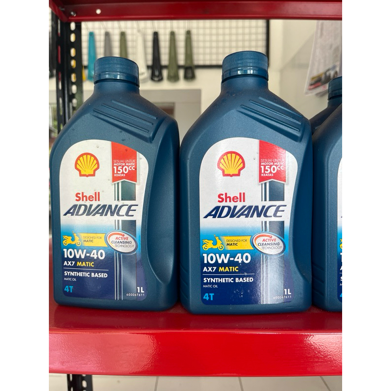 oli mesin shell advance 1 liter