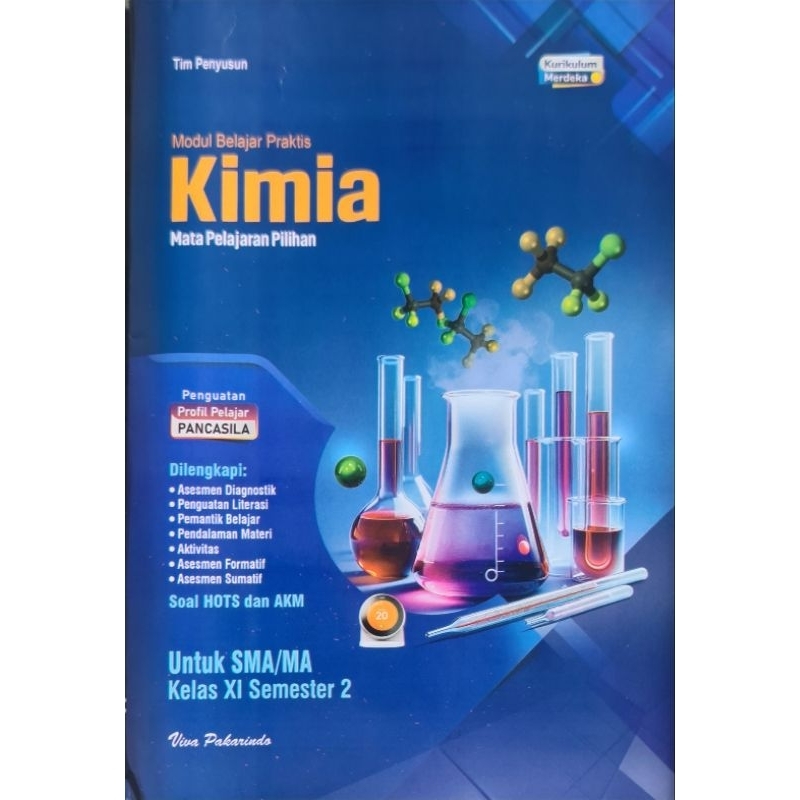 Buku lks Viva Pakarindo SMA Kimia Kelas 11 Semester 2 Kurikulum Merdeka