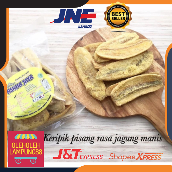 

Askha Jaya Keripik Pisang Kepok Rasa Jagung Manis Kemasan 215Gr Keripik Pisang Oleh Oleh Lampung