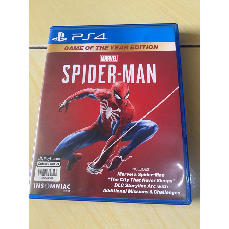 Kaset PS 4 Spiderman (GOTY) Second
