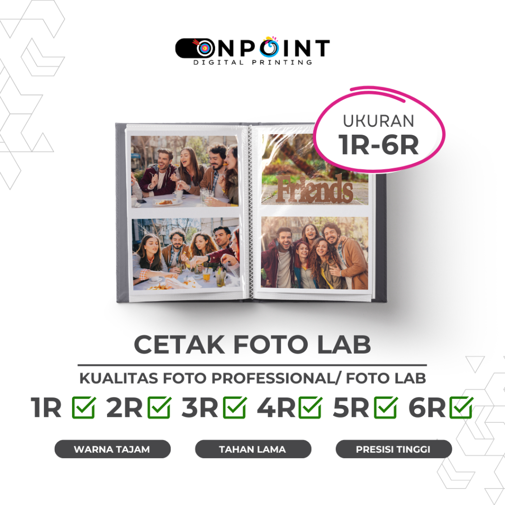 Cetak Foto Lab Ukuran 1R 2R 3R 4R 5R Cetak Foto Professional
