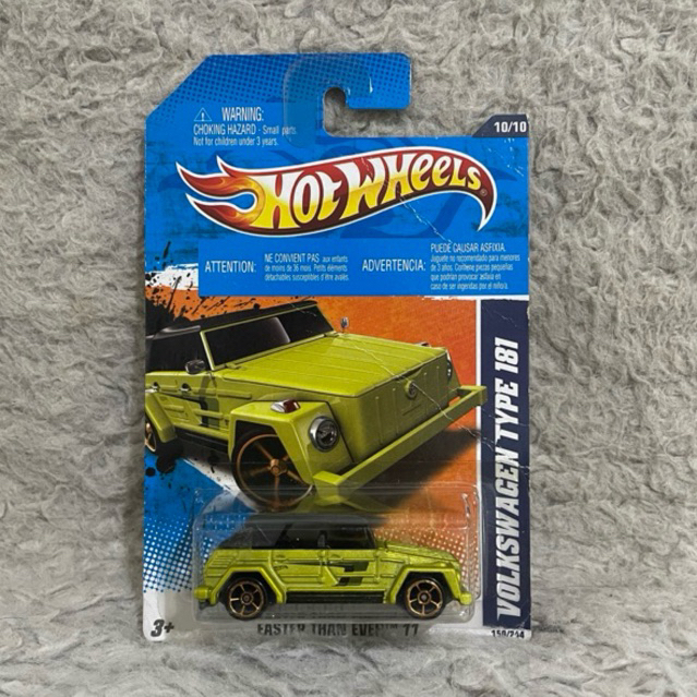 Hot Wheels Volkswagen Type 181 Hijau