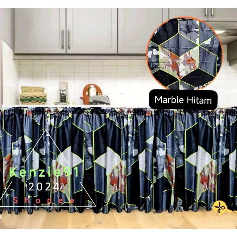 GORDEN KOLONG DAPUR ESTETIK 86x68 cm bahan Katun