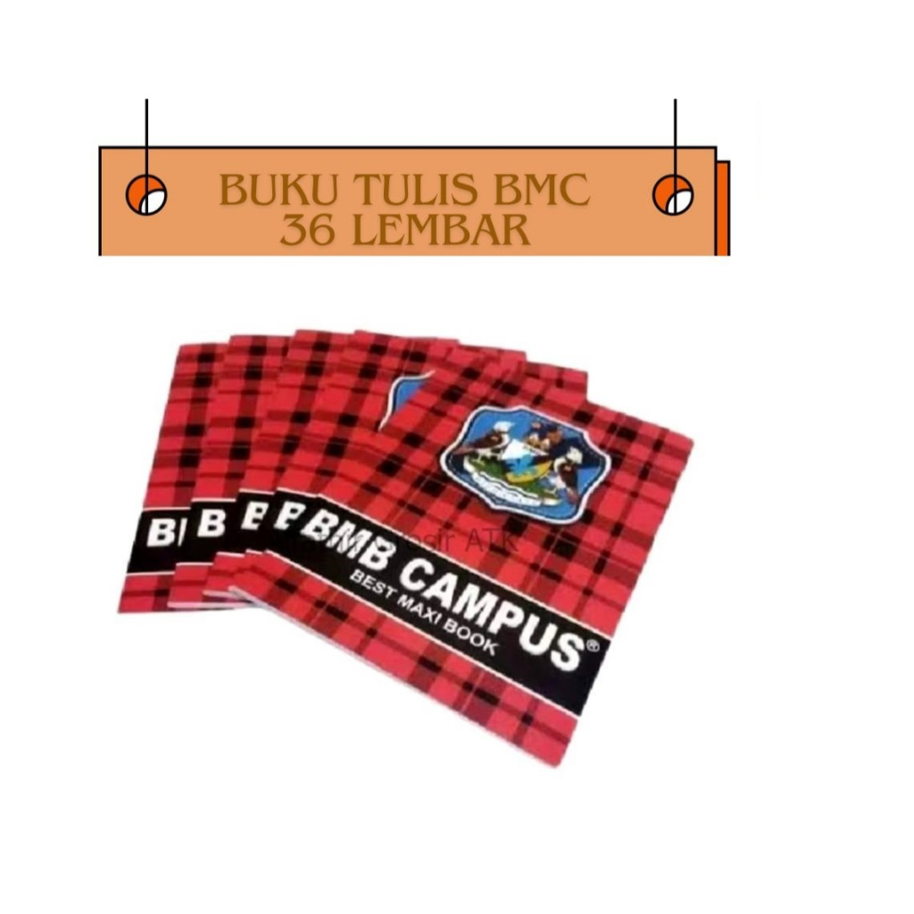 

Buku Tulis BMC Campus High Class 36 Lembar (1 Pack)