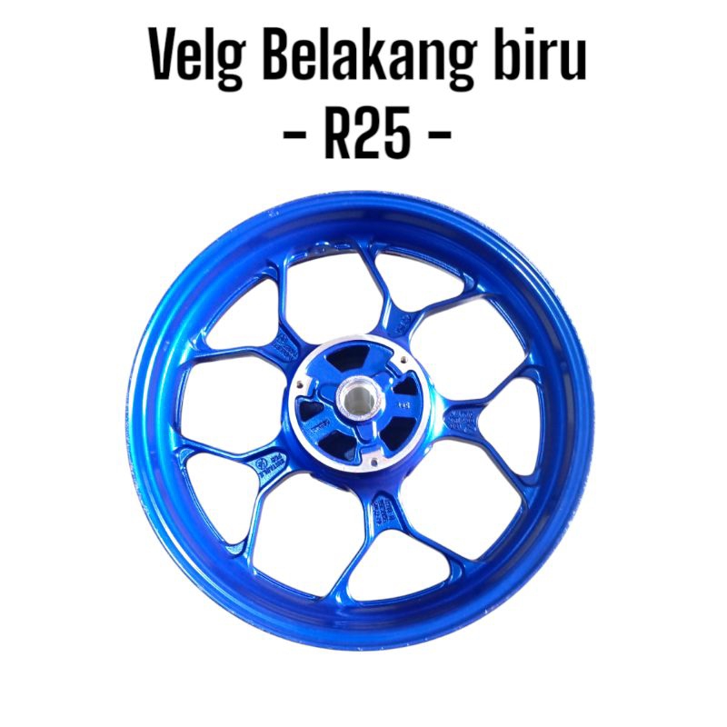 Velg belakang yamaha R25 ABS Biru original