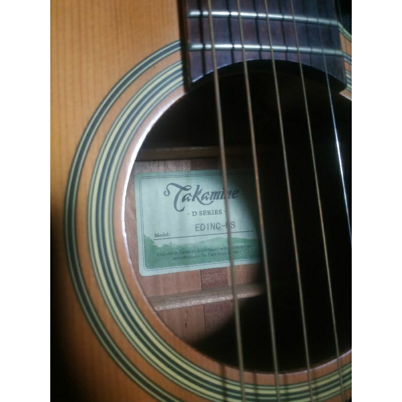 Gitar Akustik Takamine D Series ED1NC-NS Original