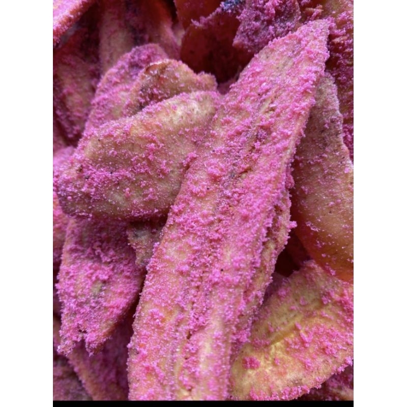 

keripik pisang rasa stroberi 200gram khas lampung