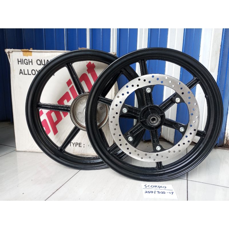 velg bintang velg balok Scorpio ring 17