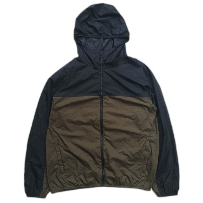 jacket uniqlo twotone windbreaker running casual jaket
